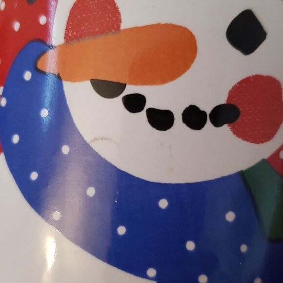 Adorable Vintage Ceramic Season's Greetings Snowman Coffee Hot Cocoa Mug - Picture 6 of 9